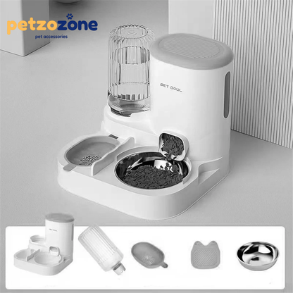 Petzozone™PetHydrate Automatic Cat Bowl & Water Fountain