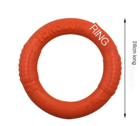 Petzozone™ Durable Dog Training & Play Tension Ring – EVA Material