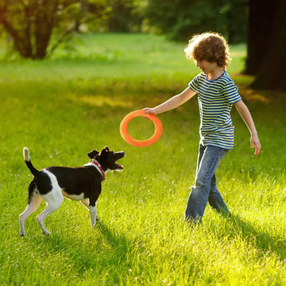 Petzozone™ Durable Dog Training & Play Tension Ring – EVA Material